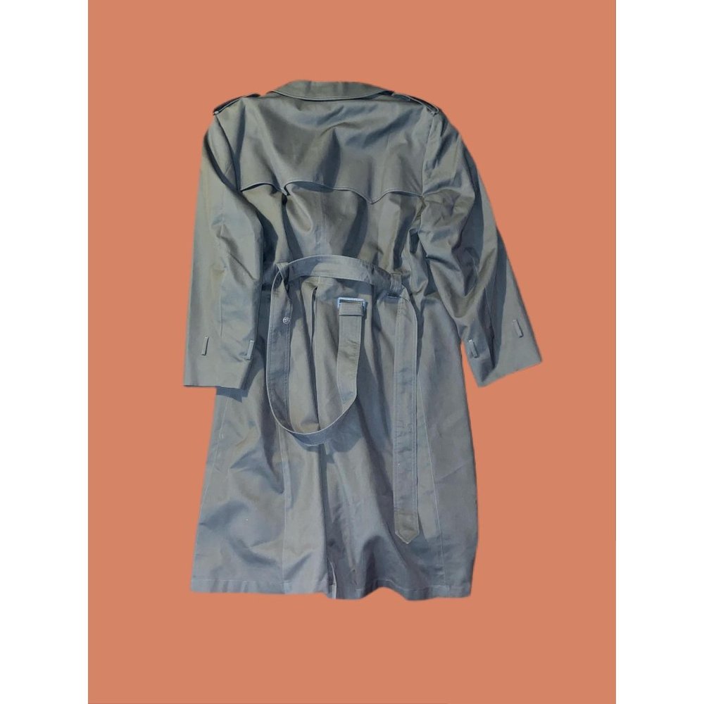 Gray Christian Dior Monsieur Trench Coat - Picture 2 of 4